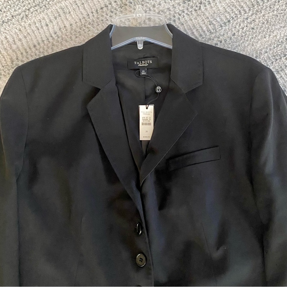 Talbots Lightweight Wool Blazer Jacket - image 3